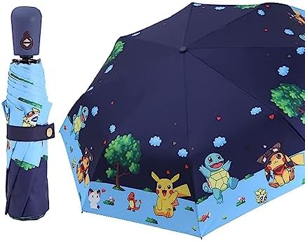Kids Automatic Folding Umbrella with UV Protection