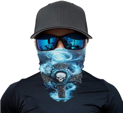 DUOLIFU Cool Skull Balaclava Face Mask Bandana