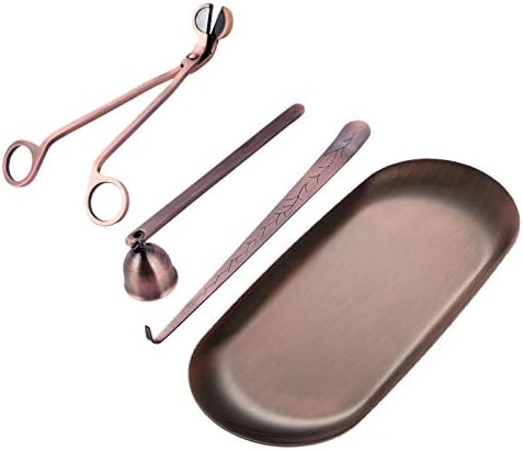 MUXSAM 4 in 1 Candle Accessory Set - Red Bronze 1