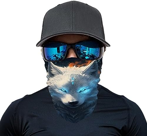 DUOLIFU Seamless Face Mask Bandana for Men Women
