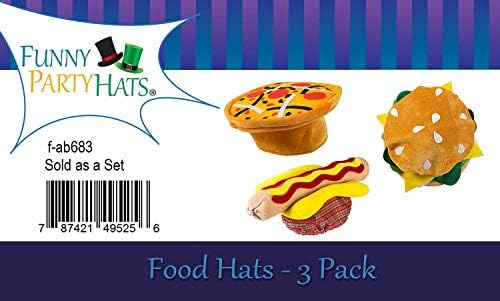 Funny Party Hats Food Hats Chef Hat for Costume Parties
