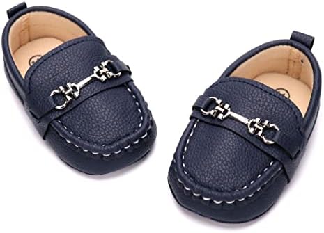 LONSOEN Baby Crib Shoes for Girls and Boys