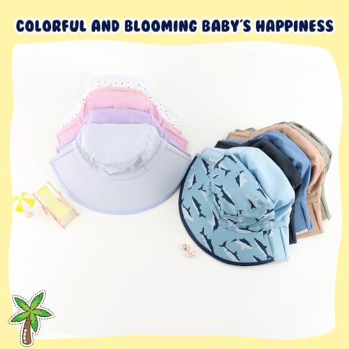 Duoyeree Toddler Sun Hat UPF 50 Wide Brim
