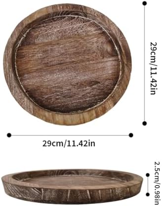 ROBAUN Home Storage Box Wooden Tray with Cute Animal Design
