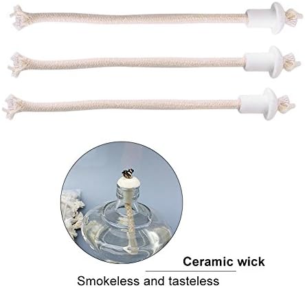 Zetiling Ceramic Wick Holder for Oil Lamps