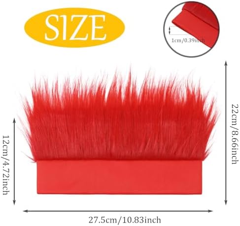 2pcs Halloween Red Headband for Costumes and Parties