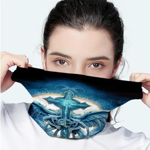 GLUDEAR Galaxy Print Face Bandana Multi-Function Accessory