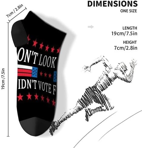 Dont Look At Me I Didnt Vote For Him Mens Casual Socks