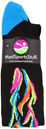 MadSportsStuff Fire Flame Soccer Socks for All Sizes