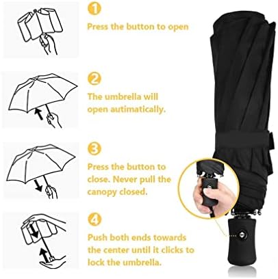 MRTLLOA 42 Inch Windproof Travel Umbrella