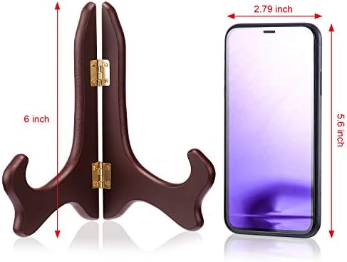 Tatuo 4 Pack Red Wooden Easel Display Stand