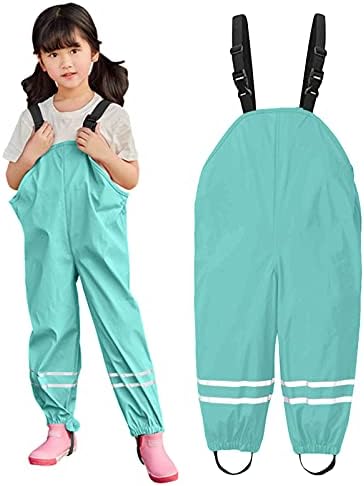 ToddlBy Kids Waterproof Rain Pant Boys Girls