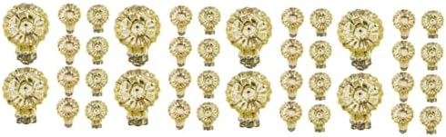 4 Sets Modern Style Clip-on Candle Holders for Christmas Tree
