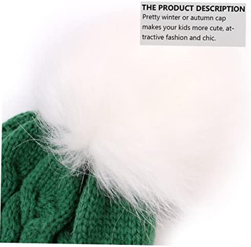 PRETYZOOM Autumn Woolen Knit Hat for Kids