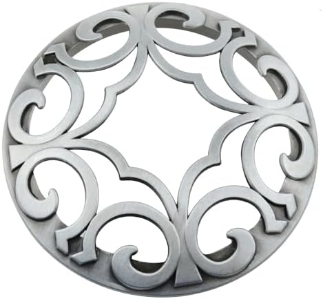 Haidong Scented Candle Topper - 1PCS Silver Tone Aluminum Alloy Jar Candle Cover
