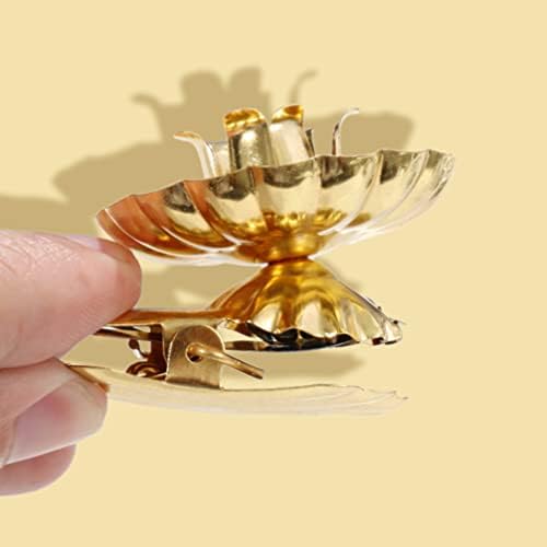 Uonlytech 20pcs Christmas Candle Holders Modern Metal Style