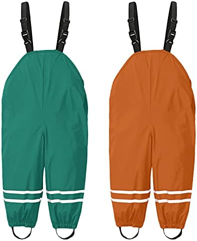 Toddler Waterproof Rain Overalls for Kids 2T-3T