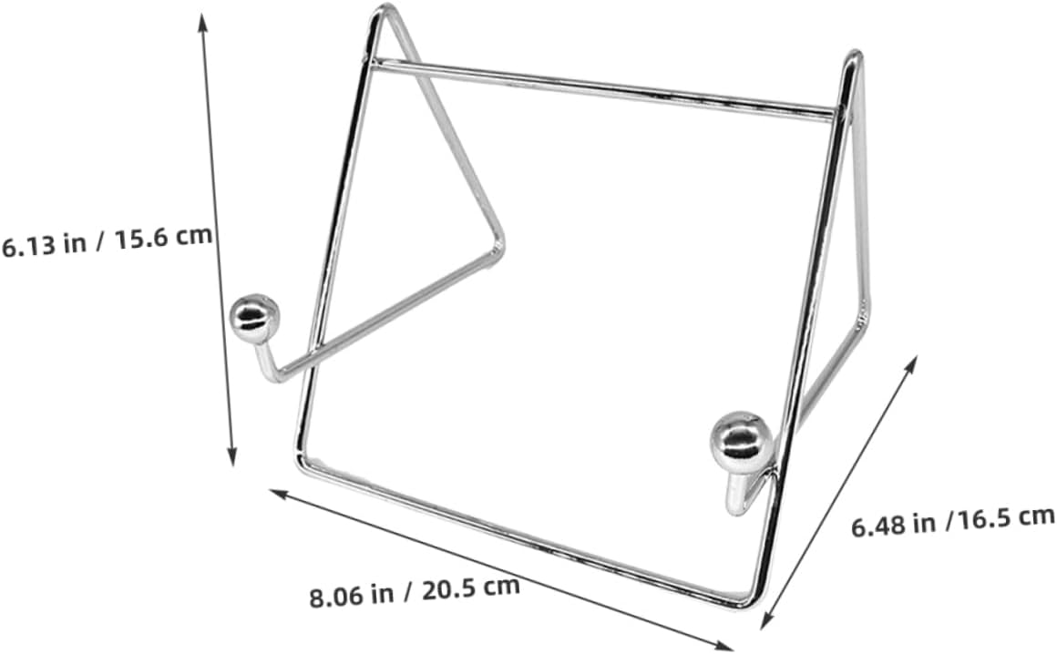 PRETYZOOM 2pcs Desk Phone Stand and Plate Display Easel