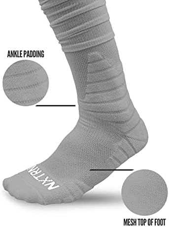 Nxtrnd XTD Scrunch Football Socks for Men Boys