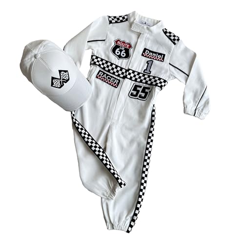 Handmade Race Car Driver Costume for Toddlers - 3T