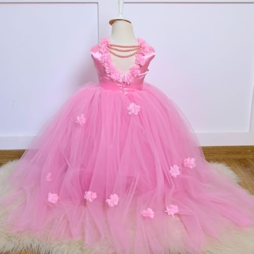 Rebecca Pearl Toddler Flower Girl Dress - Pink 2T