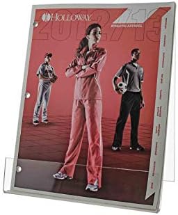 Clear Acrylic Easel Display Stand for Literature and Tablets 85x11