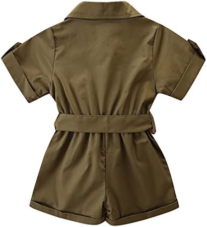 Stylish Cargo Jumpsuit for Toddler Girls 0-3 Months 1