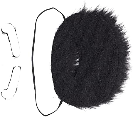 Balit Plush Beard Eyebrows Costume Accessory Blue Card