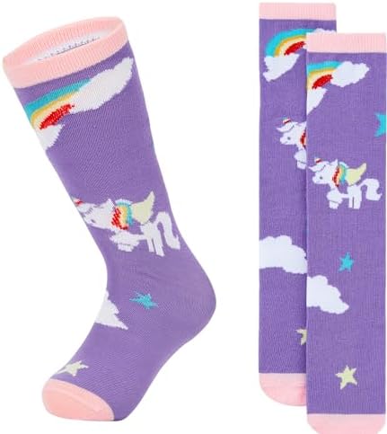 Zando Toddler Soccer Socks for Boys Girls 3-6 Years