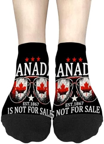 Canada Is Not For Sale Men Ankle Socks 1867