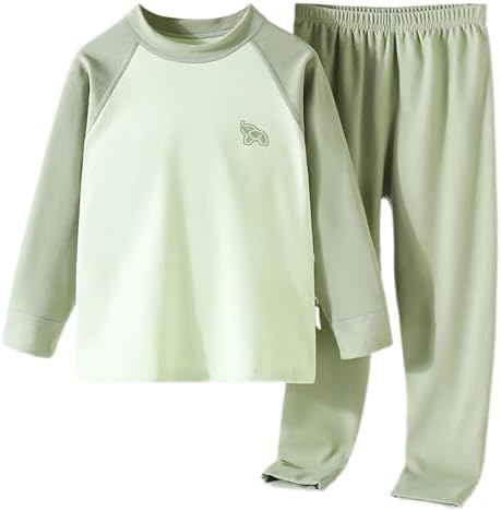 Kids Soft Wide Leg Sweatpants with Crew Neck Sweatshirt Set