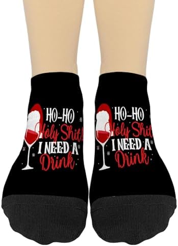 Holy Shits Im Drunk Funny Mens No Show Socks
