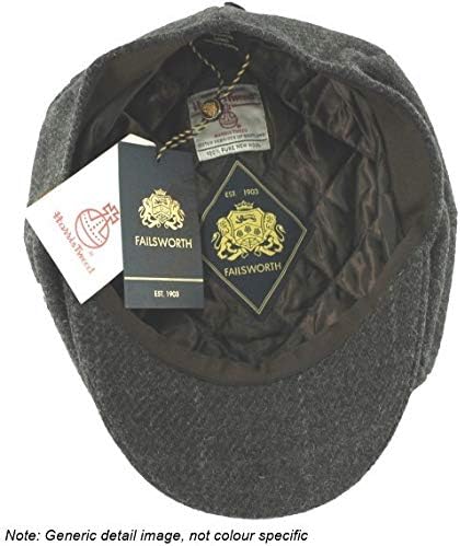 Failsworth Baker Boy Cap in Pattern 2013 - Brown Large