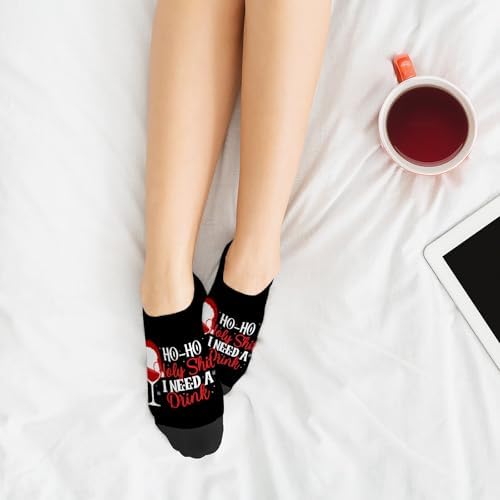 Holy Shits Im Drunk Funny Mens No Show Socks