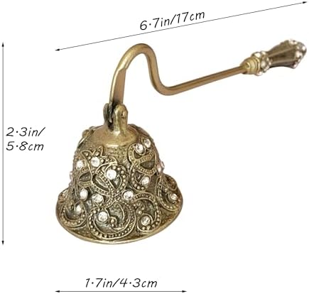 Pasiir Candle Snuffer Decorative Metal Candle Extinguisher Tool
