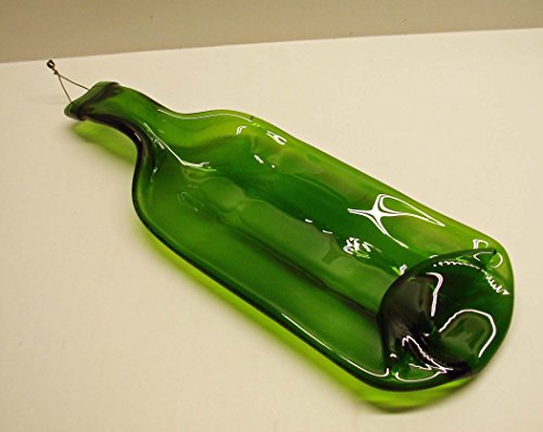 Moss Green Wine Bottle Incense Burner Candle Holder