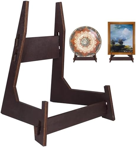 ZOZODIA 2 Pack 6 Inch Wooden Display Stand