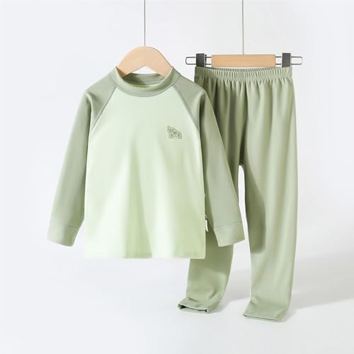 Kids Soft Wide Leg Sweatpants with Crew Neck Sweatshirt Set