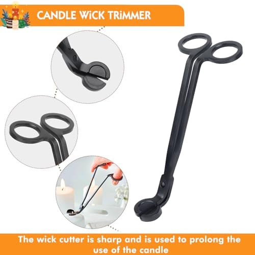 LILANGLI 4 in 1 Candle Accessories Kit - Black