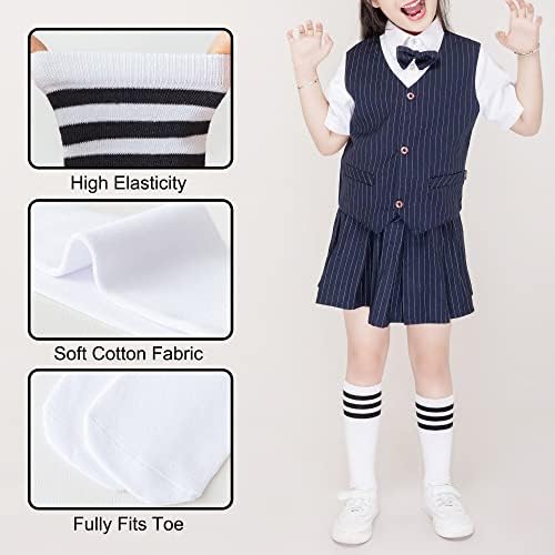 UTTPLL 4 Pairs Toddler Soccer Socks for Boys Girls