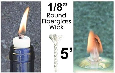 18 x 5 Foot Round Fiberglass Wick Replacement