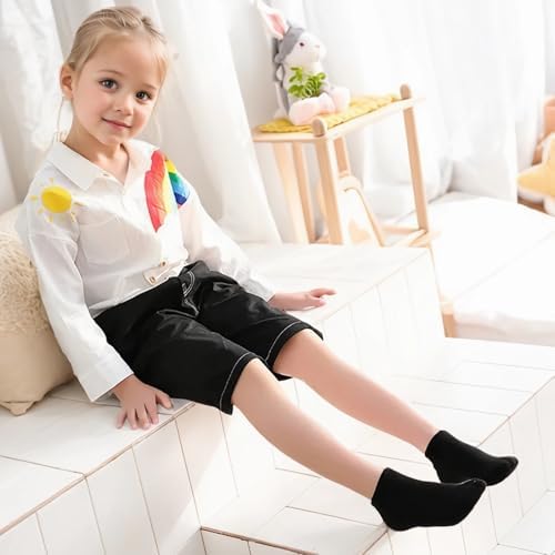 24 Pairs Kids Ankle Socks for Boys Girls