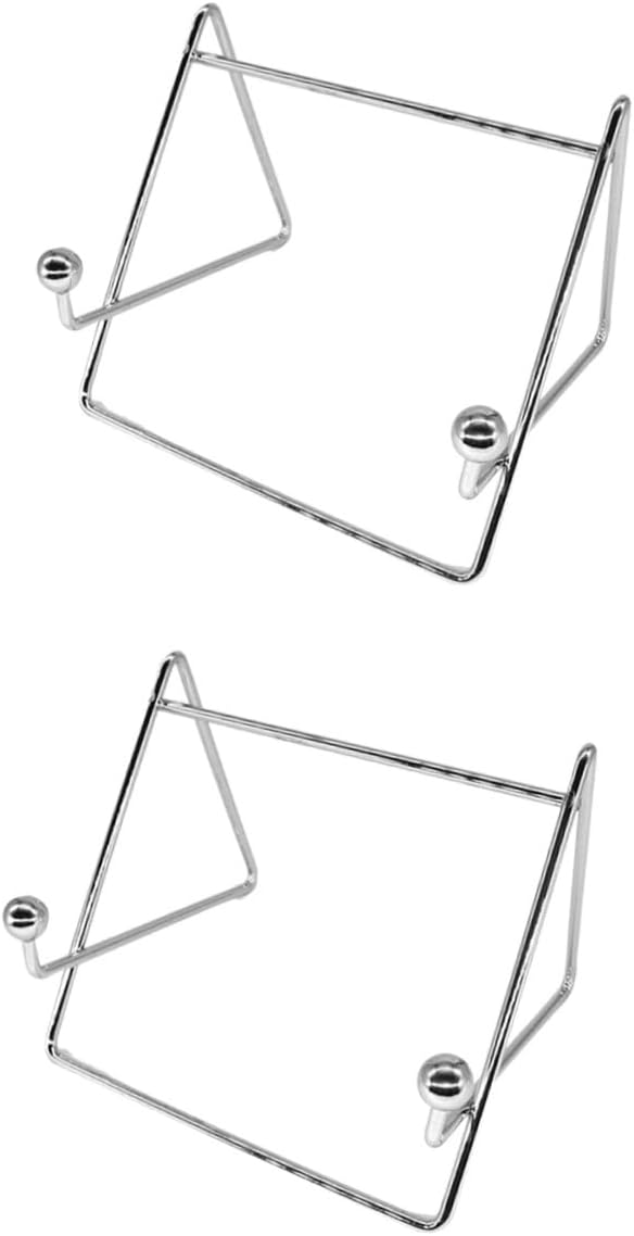 Cabilock 2pcs Iron Display Stand Easel for Desk Phone Holder