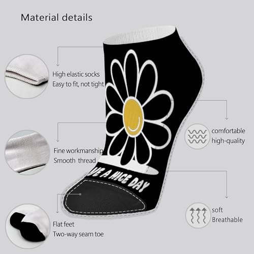 Have A Nice Day Boys Athletic Socks for Men 1