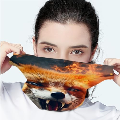 DUOLIFU Seamless Face Mask Bandana Balaclava