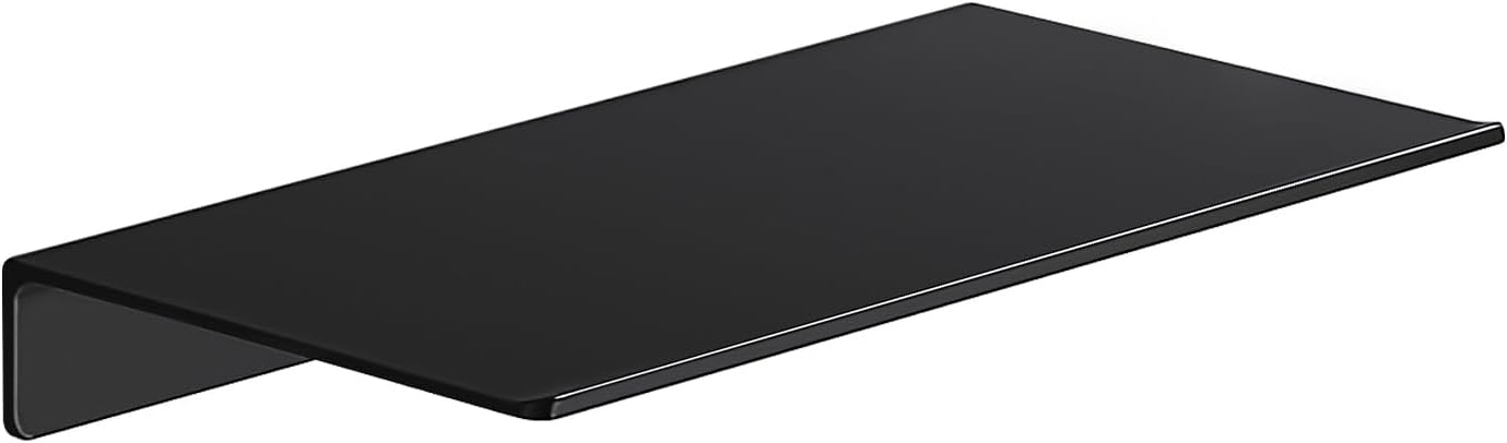 Danpoo 8 Black Floating Shelf for Wall Storage