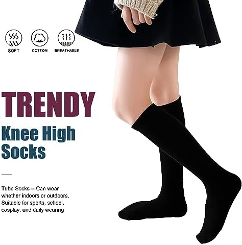 UTTPLL 4 Pairs Toddler Soccer Socks for Boys Girls