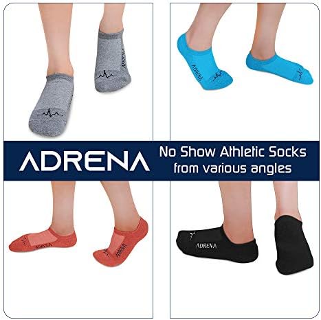 ADRENA No Show Winter Socks for Men Women