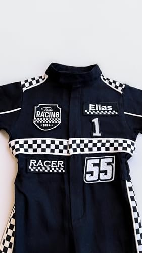 Handmade Race Car Driver Costume for Toddlers - 12-18 Months