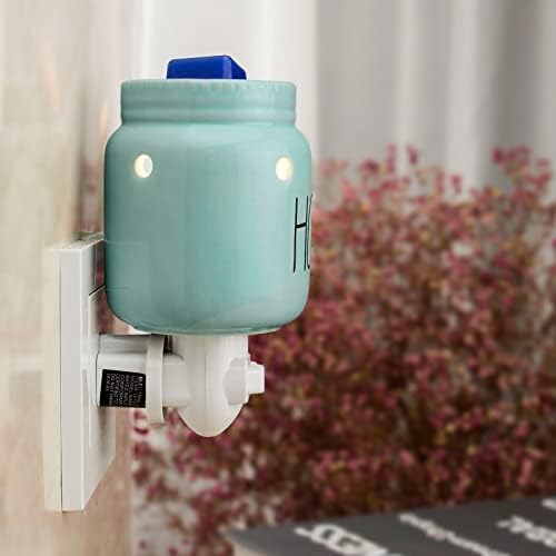 STAR MOON Ceramic Wax Melt Warmer with Macaron Blue